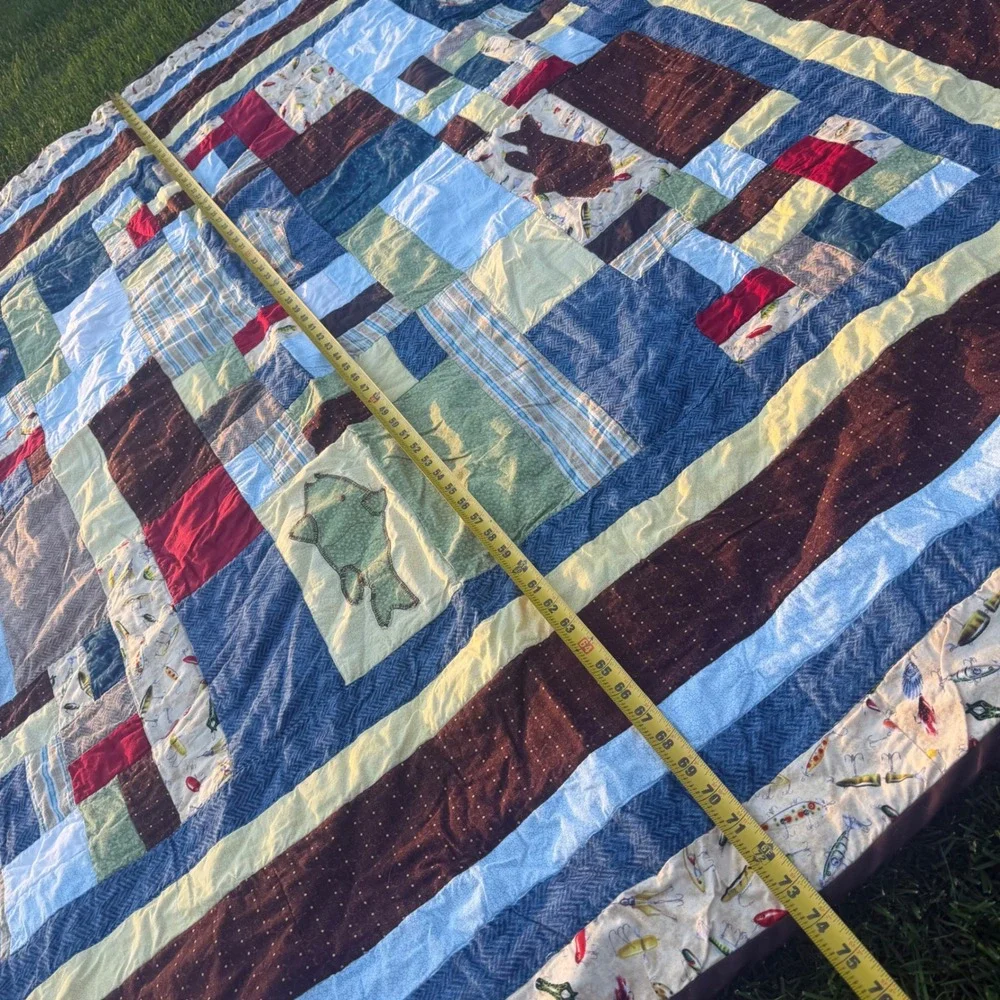 Handmade patchwork quilt